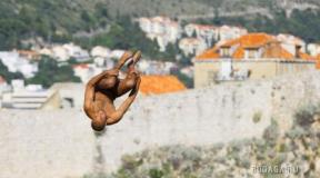 Лучшие фото с Red Bull Cliff Diving Прыжки со скалы вид спорта